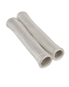 Protect-A-Boot XL 8" Spark Plug Boot Protectors - Silver (2-Pack)