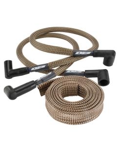 Protect-A-Wire - 8 Cylinder - 25ft - Titanium Sleeving w/Wire Markers