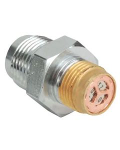 NHRA Blow Off Burst Fitting w/Disc & Harrison Valve