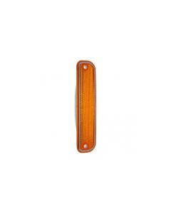 1973-80 Chevy-GMC Truck Front Side Marker Lens, Amber, With Trim