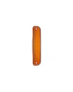 1973-80 Chevy-GMC Truck Front Side Marker Lens, Amber, With Trim