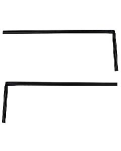 1999-2007 Chevrolet And GMC Truck Door Weatherstrip Seal, Upper, Pair (Left And Right)