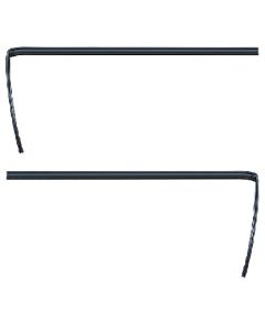 2000-2007 Chevrolet And GMC Truck Door Weatherstrip Seal, Upper, Pair (Left And Right)