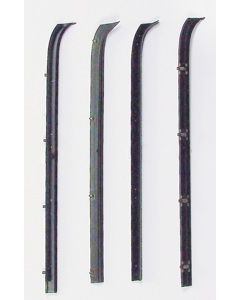 1973-1987 Chevy Or GMC Truck, Rear Door Beltline Molding, Inner And Outer 4 Piece Kit