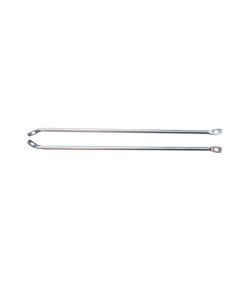 1967-72 Chevy Fleetside and Blazer Bedside Brace Set, Stainless Steel
