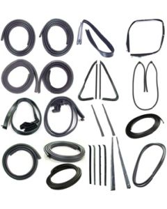 1973-1991 Chevy Blazer-GMC Jimmy Complete Weatherstrip Seal Kit - Models With Black Weatherstrip Trim 
