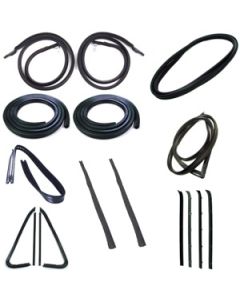 1975- 1980 Chevy-GMC Truck Complete Weatherstrip Seal Kit With Black Lockstrip
