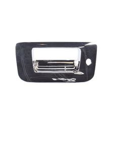 2007-2014 Silverado-Sierra Tailgate Handle Bezel, Chrome, With Keyhole W/O Camera