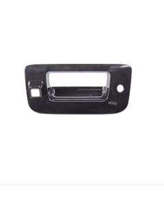 2007-2014 Silverado-Sierra Tailgate Handle Bezel, Smooth Black, With Keyhole And Camera