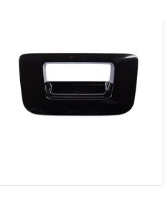 2007-2014 Silverado-Sierra Tailgate Handle Bezel, Smooth Black, Without Keyhole, W/O Camera