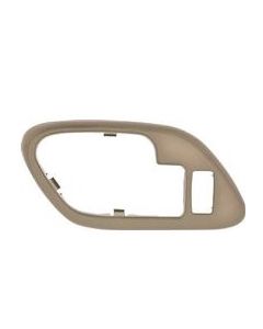 1995-02 Chevrolet / GMC Truck  with Power Lock Hole Inner Door Handle Bezel Beige; LH
