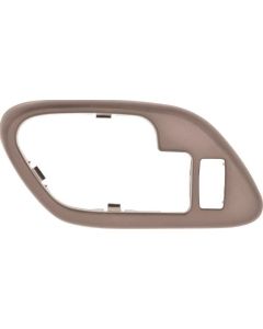 1995-2002 Chevy/GMC Truck w/ Power Locks, Inner Door Handle Bezel, Brown, Driver