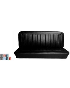 1965-1966 Chevy C10 Bench Seat Cover, Two -Tone Vinyl With Vertical Pleated Inserts, Distinctive Industries  
