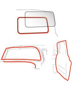 1955-59 Chevy-GMC Truck  Basic Weather Strip Kit