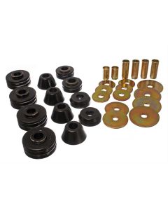 1978-1980 Chevy-GMC Truck Cab Mount Bushings, 1/2 Ton 2WD, Black

