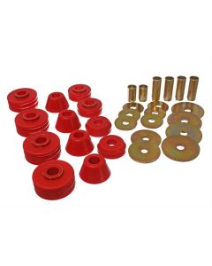 1978-1980 Chevy-GMC Truck Cab Mount Bushings, 1/2 Ton 2WD, Red

