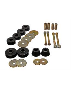 1963-1966 Chevy-GMC Truck Cab Mount Bushings, 1/2 Ton 2WD, Black

