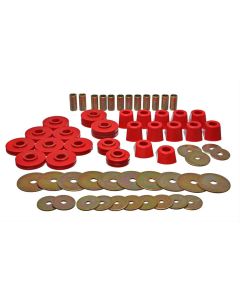 1969-1972 Chevy-GMC Blazer/Jimmy Body Mount Bushings, 4WD, Red


