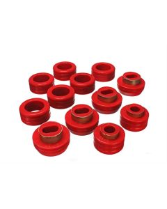 1982-2004 Chevy-GMC S-Series Truck Cab Mount Bushings, Red

