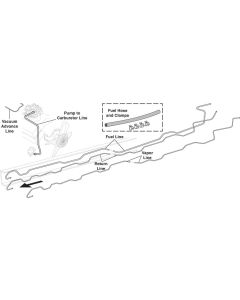 1971 Chevy Blazer-GMC Jimmy Main Fuel Vapor Lines, Tank To Stand, 5/16", 4WD, OE Steel