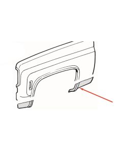 Fender Patch Panel, Lower Rear LH 73-87