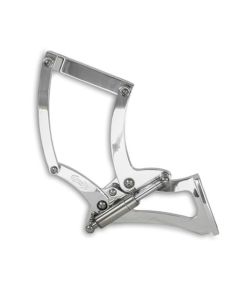 1958-1959 Chevy Truck Billet Aluminum Hood Hinges, Clear Protective Coating, Steel Hood