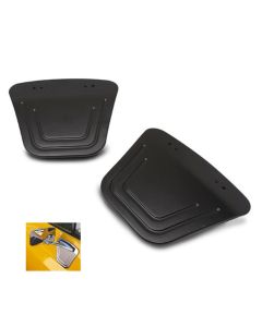 1979-1984 Chevy-GMC Truck Door Mirror Adapter Plates, Billet, Matte Black Fusioncoat