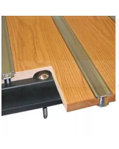 1973-1987 Chevy-GMC Truck Bed Floor Kit, Oak with Hidden Mounting Holes, Aluminum Bed Strips and Hidden Fasteners, Shortbed Stepside
