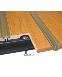 1963-1966 Chevy-GMC Truck Bed Floor Kit, Oak with Hidden Mounting Holes, Aluminum Bed Strips and Hidden Fasteners, Shortbed Fleetside
