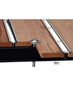 1954 Chevy-GMC Truck Bed Floor Kit, Oak with Standard Mounting Holes, Polished Bed Strips and Hidden Fasteners, Longbed 1/2 Ton
