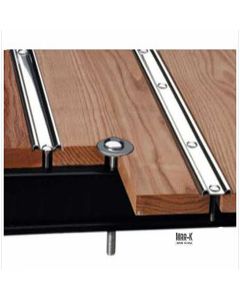 1947-1951 Chevy-GMC Truck Bed Floor Kit, Pine with Standard Mounting Holes, Steel Bed Strips and Hidden Fasteners, Longbed 3/4 Ton
