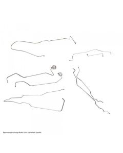 1972 Chevy Blazer-GMC Jimmy Full Brake Line Set, Power Disc,  2WD, Stainless Steel
