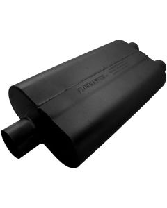 Flowmaster Delta Flow Muffler, 50 Series -2.50 Center Inlet / 2.00 Dual Outlet - Moderate Sound
