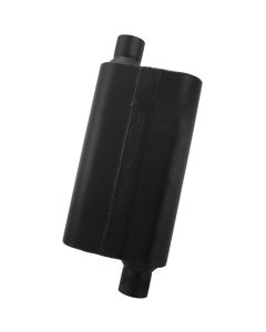 Flowmaster Delta Flow Muffler, 50 Series- 2.25 Offset Inlet / 2.25 Offset Outlet -Stainless Steel-Moderate Sound