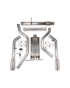 2010-2016 Chevy-GMC Silverado-Sierra 4.8,5.3L 3" Stainless Steel Cat-Back Exhaust System (Dual Exit)