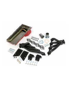 1982-2004 Chevy S10-GMC S15 Trans Dapt Performance LS Swap In A Box, Black Headers, 2WD