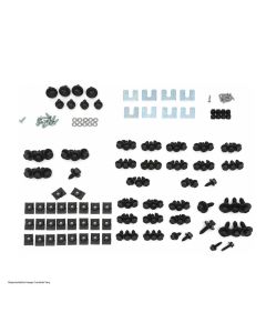 1981-1987 Chevy-GMC Truck  Front End Fastener Kit, Black Stainless, Standard