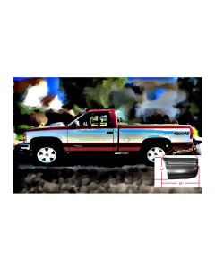 1988-1998 Chevy-GMC Truck Bedside Repair Panel, Lower Rear, Left, Shortbed