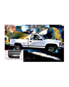 1988-1998 Chevy-GMC Truck Bedside Repair Panel, Lower Rear, Right, Shortbed