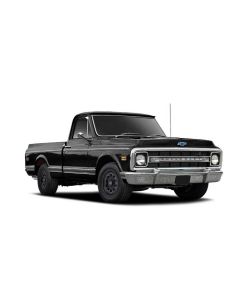 Chevy-GMC Truck Black Rock 909B Style D Wheel, 15x8, 6x5.5 Bolt Pattern, Black