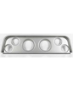 1965-1966 GMC Truck Instrument Panel Without Gauges, Brushed Aluminum Finish