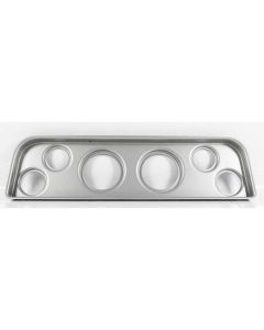 1964 GMC Truck Instrument Panel Without Gauges, Brushed Aluminum Finish