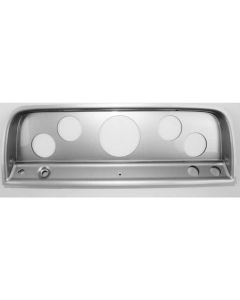 1965-1966 Chevy Truck Instrument Panel, Five Hole Without Gauges, Brushed Aluminum Finish