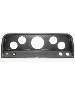 1965-1966 Chevy Truck Instrument Panel, Five Hole Without Gauges, Carbon Fiber Finish