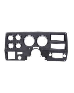 1975-1977 Chevy-GMC Truck Instrument Cluster Bezel. With AC, Black And Silver