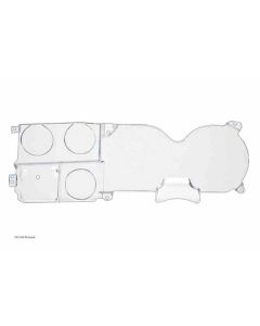 1981-1987 Chevy-GMC Truck Instrument Cluster Lens, With Clock