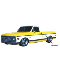 1969-72 Custom Upper Left & Right Short Fleetside Bed Mldg