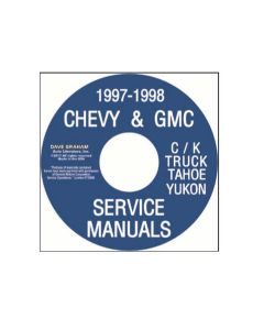 1997-1998 Chevy-GMC Truck Shop Manual On CD