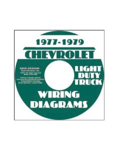 1977-1979  Chevy Truck Shop Wiring Diagram On CD