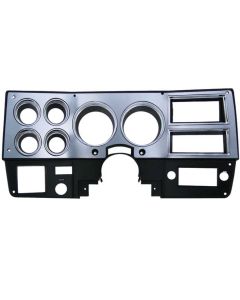 1981-1983 Chevy-GMC Truck Instrument Cluster Bezel With AC, Black With Chrome